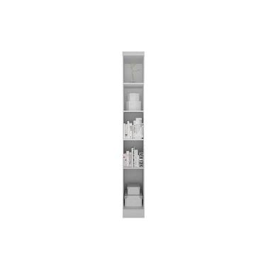 Imagem de Módulo De Quarto Casal Armário Cantoneira Rizon C- 4 Prateleiras Branco - Novo Horizonte