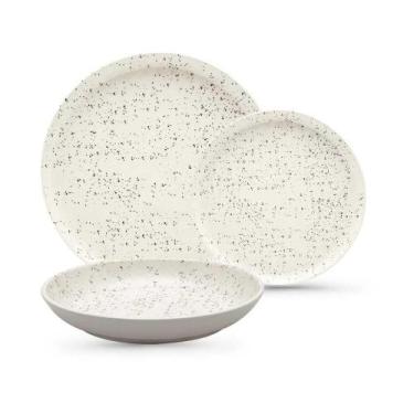 Imagem de Aparelho de Jantar 18 Peças Oxford Flat Chuvisco