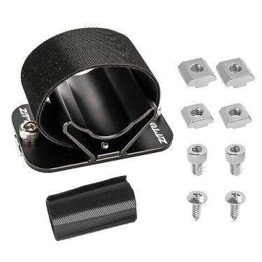 Imagem de UOIENRT Suporte de Fixação da Roda Traseira da Bicicleta, Suporte de Estacionamento de Bicicleta de Teto de Liga de Alumínio (Preto)