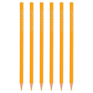 Imagem de PATIKIL Conjunto de lápis de cor laranja amarelo, 6 lápis de cor a óleo, lápis de desenho de madeira para artistas, pintura artística