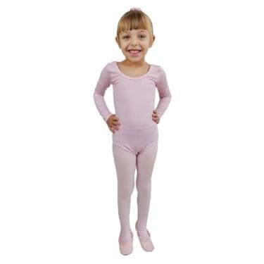 Imagem de Collant Ballet Ritmus Manga Longa Juliana Infantil