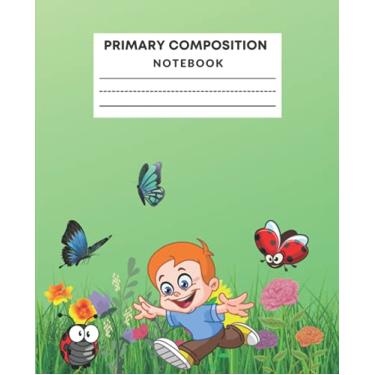Imagem de Primary Composition Notebook: Primary Story Journal Draw And Write, K-2 Composition Notebook With Colorful Ladybug Cover Design - Create Unique ... - Dotted Midline To Practice Handwriting