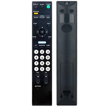 Imagem de Controle remoto de substituição RM-YD026 compatível com Sony Bravia LCD Digital Color TV KDL-26NL140 KDL-37M4000 KDL-26N4000 KDL-32L4000 KDL-37L4000 KDL-37N4000 KDL-32N4000 KDL-26M4000 KDL-32M4000