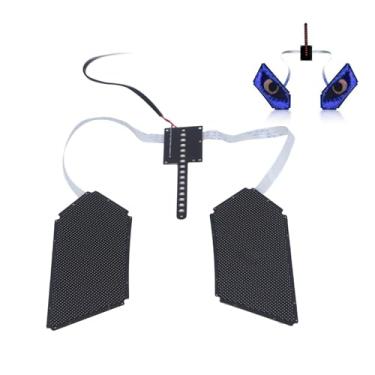 Imagem de Olhos do Diabo Luz Programável Led Olhos Colorido Lâmpada de Olho Diy Carro Dinâmico Led Inteligente Colorido Lâmpada de Olho