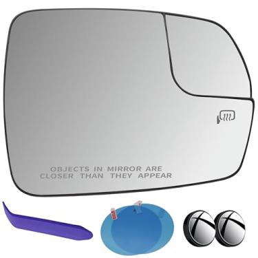 Imagem de EAP Vidro espelhado lateral do passageiro compatível com Ford Edge 2015-2024, FT4Z17K707A FT4Z17K707D aquecido