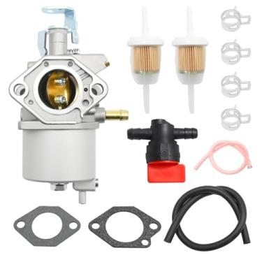 Imagem de laffoonparts Kit de carburador 1016438 1016478 com filtros de combustível de válvula de combustível, substituição para carros de clube DS Carryall modelos de carrinho de golfe 1992-1997, substitui