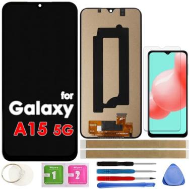 Imagem de Tela LCD de substituição de tela sensível ao toque digitalizador para Samsung Galaxy A15 5G A156 SM-A156U A156P A156W A156VL A156A A156B A156M 6,5 polegadas