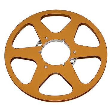Imagem de 1/4 0 I Fita Vazia Reel Com 6 Orifícios de - Alumínio OY para Qualidade de Gravação Imal e Substituição Fácil e (Ouro)