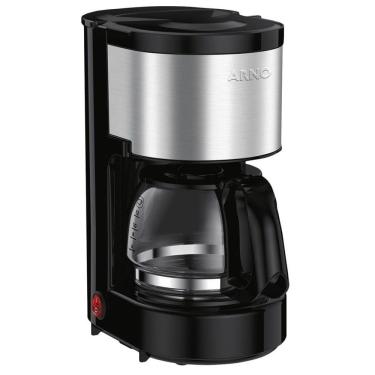 Imagem de Cafeteira Eletrica Arno 12 Xicaras 650W - Inox/Preta 220V
