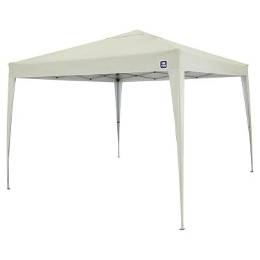 Imagem de Tenda Gazebo BEL Dobrável 3m x 3m Poliéster Bege 331500