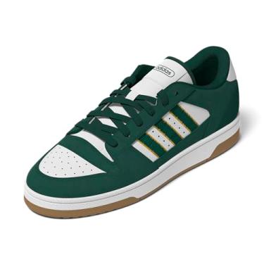 Imagem de adidas Tênis adulto unissex Break Start, Verde universitário/branco/amarelo utilitário, 36 BR