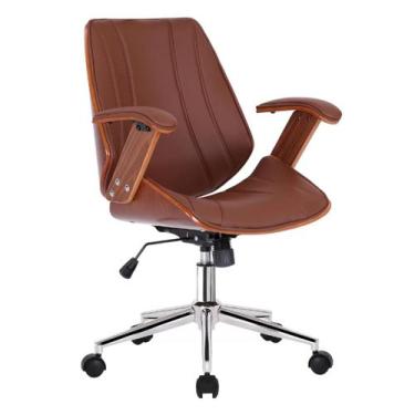 Imagem de Cadeira Escritório Diretor Giratória material sintético Kopenhagen - F