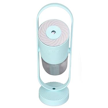 Imagem de Umidificador Portátil Ultra Silencioso Com Luz LED Colorida, Névoa de Neblina a Frio 200 Ml Ideal para Casa, Viagens e Quartos (Azul -celeste)