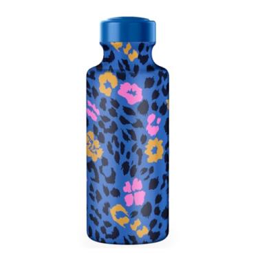 Imagem de Garrafinha de Agua Portátil 500ml Squeeze Decorada Uso Diário Garrafa (Onça)