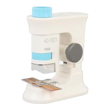 Imagem de Microscópio Infantil, Microscópio de Bolso Iluminado por Zoom 40x-160x, Microscópio de Indução Magnética Portátil Portátil para Crianças (VBESTLIFE9034q2adzp-11)