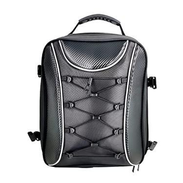 Imagem de Mala de viagem para motocicleta, impermeável, bolsa traseira multifuncional, durável, mochila para motociclista, mochila para motociclista, capa superior (sem logotipo)