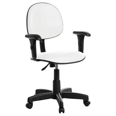 Imagem de Cadeira De Escritório Executiva Com Braço Rce Cor Branco