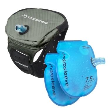 Imagem de Mochila de hidratação para corrida – mãos livres, antirrespingo, com isolamento térmico Therma-Cool. Perfeita para corredores, triatletas, treinamento de maratona e corrida de trilha. (Cinza montanha,