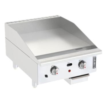 Imagem de Chapa Termostática de Mesa a Gás Venâncio Restaurant New Gaveta Externa 60cm R24CT-24TN