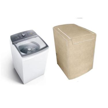 Imagem de CAPA MÁQUINA LAVAR LAVADORA BRASTEMP BWR12AB - 12Kg - BEGE - Jolar