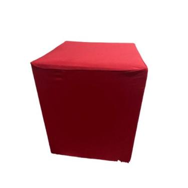 Imagem de Capa Para Puff Quadrado Decoração 35x45 De Malha Gel - MK Enxovais, Ve