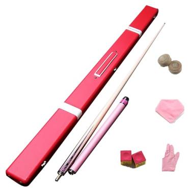 Imagem de Taco de Bilhar Premium, Feito com Madeira Durável, Design Sofisticado e Excelente Precisão para Partidas Profundas (Tacos de bilhar e acessórios+ barril box B, 11mm)