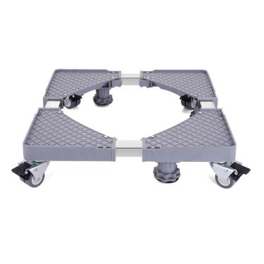 Imagem de Suporte móvel para máquina de lavar, base móvel para secadora com ajuste de altura, base móvel universal