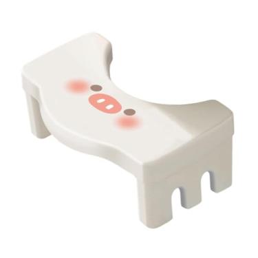 Imagem de DimyFew As bancas agachadas e pés de banheira suportam sob as etapas de assistência de descanso para o banheiro sob a mesa adultos e crianças, Porco