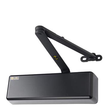 Imagem de Fecho de porta de ferro fundido comercial grau 1 extra resistente, modelo de hardware Lawrence LH8016 - para entradas/portas de alto tráfego., 1 Pack, Matte Black (US19)