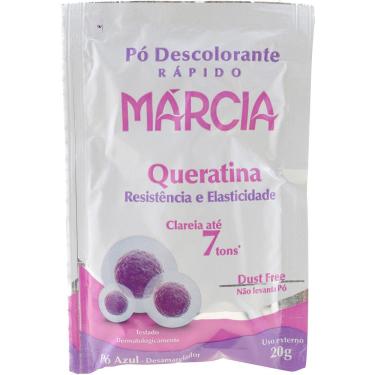 Imagem de Po Descolorante Rapido Marcia Queratina 20g