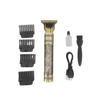 Imagem de Máquina Cortar Cabelo Barba Acabamento Detalhe Profissional Sem Fio Re