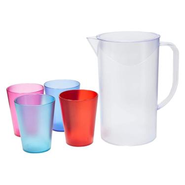 Imagem de Jarra 2L com 4 Copos 300ml - Coza