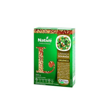 Imagem de Linhaça Dourada Orgânica Em Grãos 200G - Native