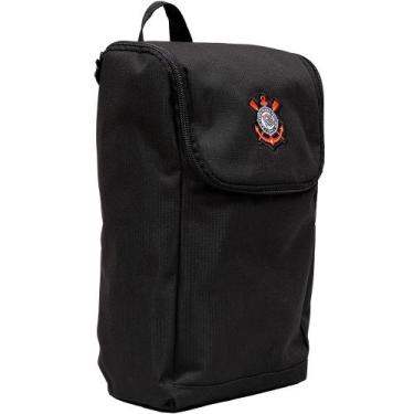 Imagem de Porta Chuteira Calçado Corinthians  - Xeryus, Preto, Único
