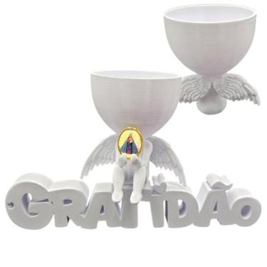 Imagem de Anjo Imagem Decoração Oração Nossa Senhora Nazare Gratidão - Point da 