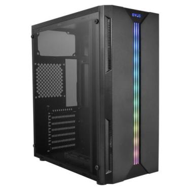 Imagem de Gabinete Gamer Evus Ev-G13 Led Rgb Lateral Acrílico S/ Fonte