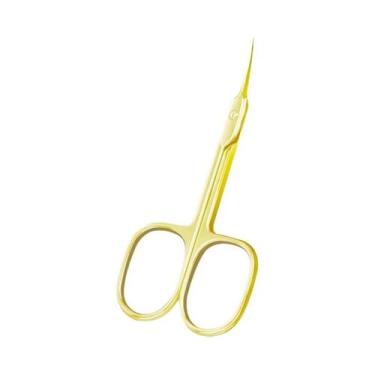 Imagem de Tesoura Profissional De Aço Inoxidável Com Ponta Curvada Para Unhas, R