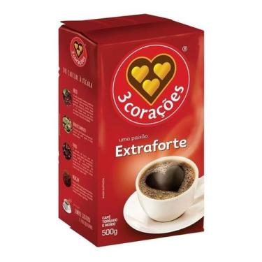 Imagem de Cafe Torrado e Moido a Vacuo Extraforte Pacote 500g 3 - 3 Corações