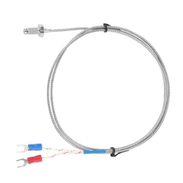 Imagem de Termopar Tipo K, Sonda de Termopar Tipo K M6 Parafuso Rosca Fina Tipo K Fio do Sensor de Temperatura do Termopar 0-400 ℃ (#3)