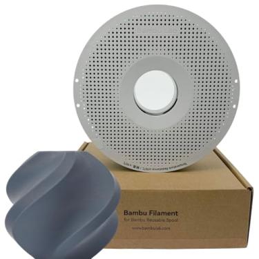 Imagem de Filamento 3d Bambu Lab Pla Básico 1kg 1,75mm Com Carretel Reutilizável Cor Cinza Azulado 10602