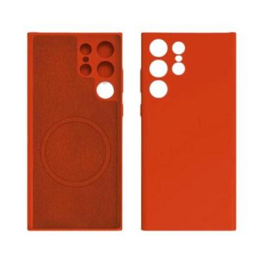 Imagem de Capa Magnética de Silicone para Samsung Galaxy S25/S24/S23/S22/S21 - U