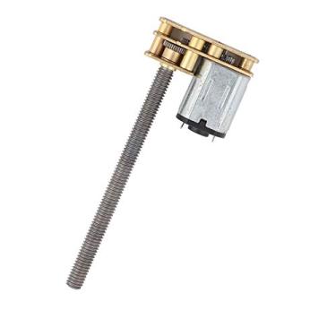 Imagem de DC Gear Motor High Torque Low Noise Electric Gear Box Redução Motor para Elevadores Braços Mecânicos Brinquedos Eletrônicos 6V 12V M4 55mm Shaft (6V 200RPM)