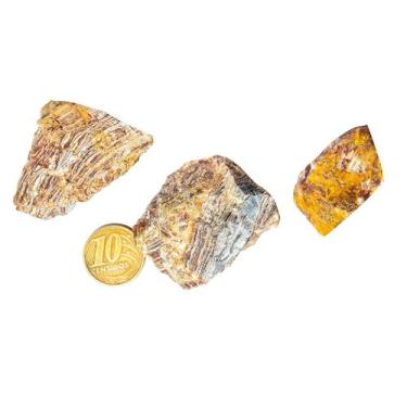 Imagem de 03 Jaspe Wave Bruta Pedra Natural Média 20 a 60mm 75 a 150g - Cristais