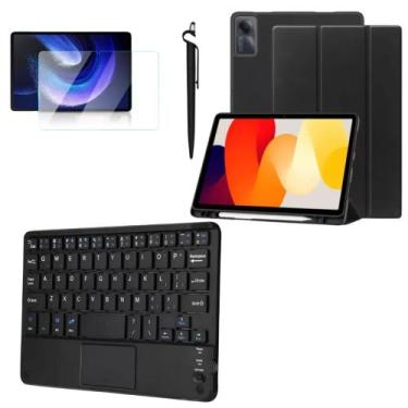 Imagem de Capa Case Para Redmi Xiaomi Pad Se 11+ Teclado Touchpad + Pelicula + C