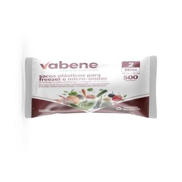 Imagem de Sacos Plásticos Para Freezer e Microondas 2L - 500 Unidades, Vabene