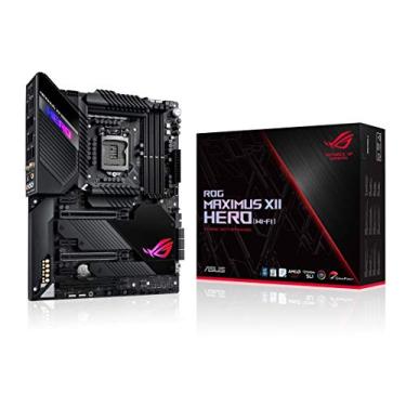 Imagem de ASUS Placa-mãe para jogos ROG Maximus XII Hero Z490 (WiFi 6) LGA 1200 (Intel 10ª geração) ATX, 14+2 estágios de energia, DDR4 4800+, 5Gbps LAN, Intel LAN