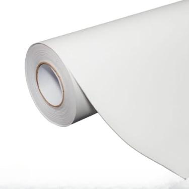 Imagem de Película Adesiva Para Janela Porta Preto Blackout Bloqueia Luz Solar (Branco Semi Blackout-3m x 50cm)