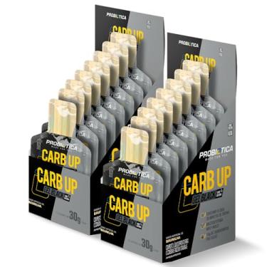 Imagem de Kit 2x Carb Up Gel Black Display C/10 Sachês Cada - Probióticaa - Repositor de Energia (2 Caxias, Buanilha)