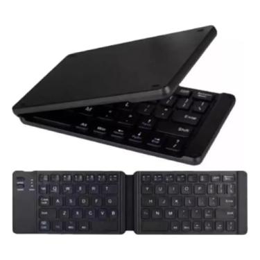 Imagem de Teclado Bluetooth Dobrável Portátil para Celular, Tablet e Notebook