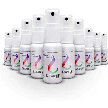 Imagem de Kit 10 Limpa Lentes Clean Up 25ml Óculos Tv LCD Plasma Celular